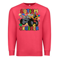 Cardinal autism crusher Premium Sweatshirt - MaliasSmallBusiness