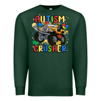 Sports Green autism crusher Premium Sweatshirt - MaliasSmallBusiness
