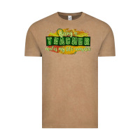 Vintage Coffee being a teacher makes my life complete Vintage Tee - texasbilliewilder