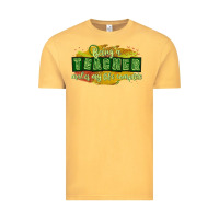 Vintage Mustard being a teacher makes my life complete Vintage Tee - texasbilliewilder