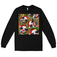 Black christmas leopard cow Long Sleeve Tee - FaDigitalArtStudio
