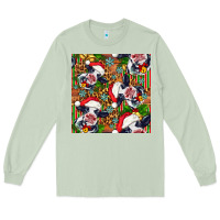 Matcha christmas leopard cow Long Sleeve Tee - FaDigitalArtStudio