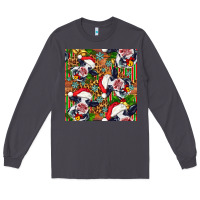 Smoke christmas leopard cow Long Sleeve Tee - FaDigitalArtStudio