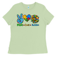 Matcha peace love autism Ladies Tee - AdoDesignShop
