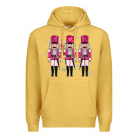 Antique Gold Pink nutcrackers Premium Hoodie - MaliasSmallBusiness