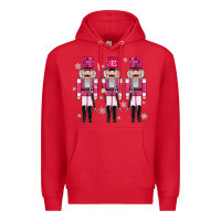 Red Pink nutcrackers Premium Hoodie - MaliasSmallBusiness