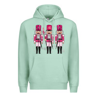 Seafoam Pink nutcrackers Premium Hoodie - MaliasSmallBusiness