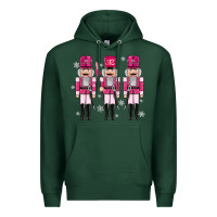 Sports Green Pink nutcrackers Premium Hoodie - MaliasSmallBusiness