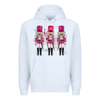 White Pink nutcrackers Premium Hoodie - MaliasSmallBusiness
