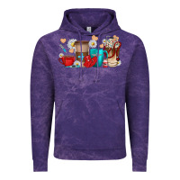 Cloud Purple Nurse coffee cups Vintage Hoodie - texasbilliewilder