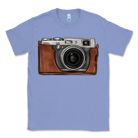 Colony Blue vintage camera Classic Tee - FaDigitalArtStudio