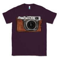 Plum vintage camera Classic Tee - FaDigitalArtStudio