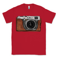 Red vintage camera Classic Tee - FaDigitalArtStudio