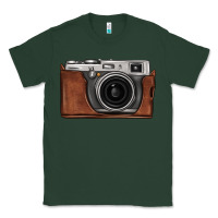 Sports Green vintage camera Classic Tee - FaDigitalArtStudio