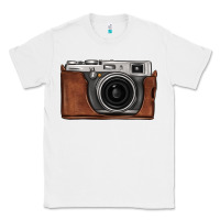 White vintage camera Classic Tee - FaDigitalArtStudio