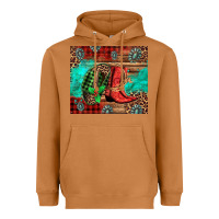 Meerkat country boots and cowboy hat christmas Heavyweight Hoodie - Jasminsmagicworld
