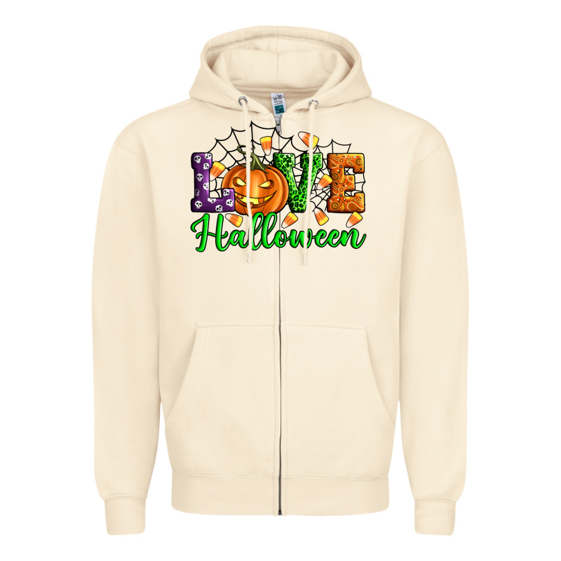 Love Halloween Zipper Hoodie by Artiststas | Teevron
