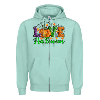 Seafoam love halloween Zipper Hoodie - Artiststas