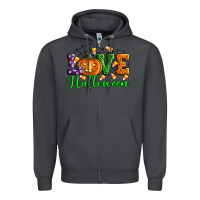 Smoke love halloween Zipper Hoodie - Artiststas
