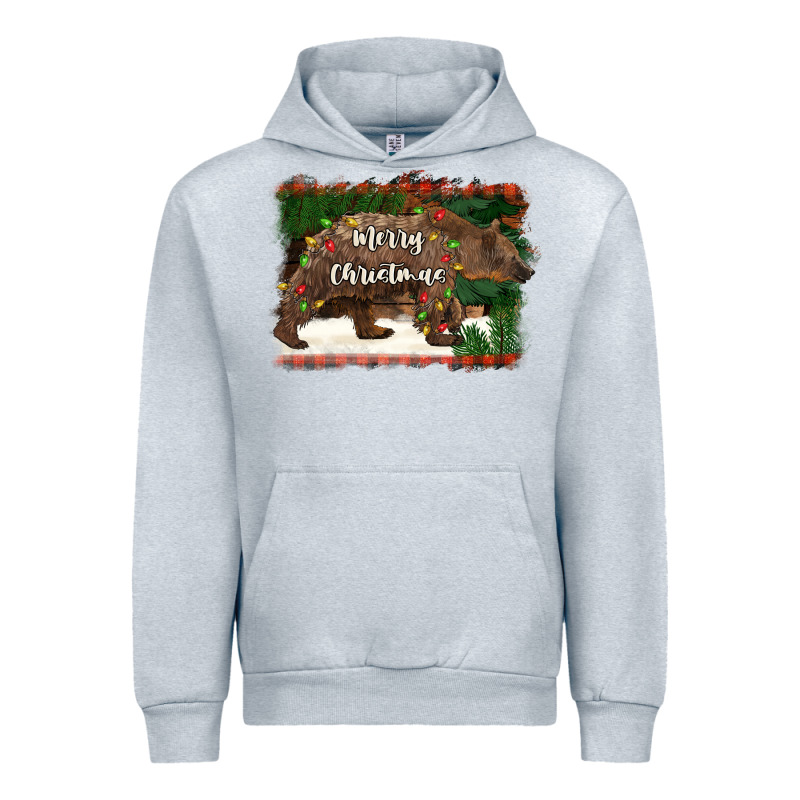 Merry Christmas Bear Urban Hoodie by BarkalooDesign | Teevron