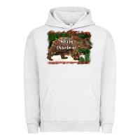 Pigment Lunar Rock merry christmas bear Urban Hoodie - BarkalooDesign