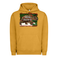 Pigment Peanut Butter merry christmas bear Urban Hoodie - BarkalooDesign