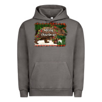 Pigment Tornado merry christmas bear Urban Hoodie - BarkalooDesign