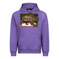 Tulip merry christmas bear Urban Hoodie - BarkalooDesign