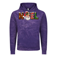 Cloud Purple Western Noel Santa Claus Vintage Hoodie - RanaPortraitStore