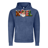 Vintage Denim Western Noel Santa Claus Vintage Hoodie - RanaPortraitStore