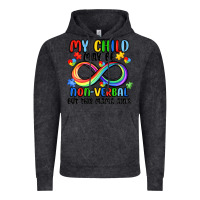 Vintage Black my child may be non verbal but this mama ain's Vintage Hoodie - JahusDesignShop