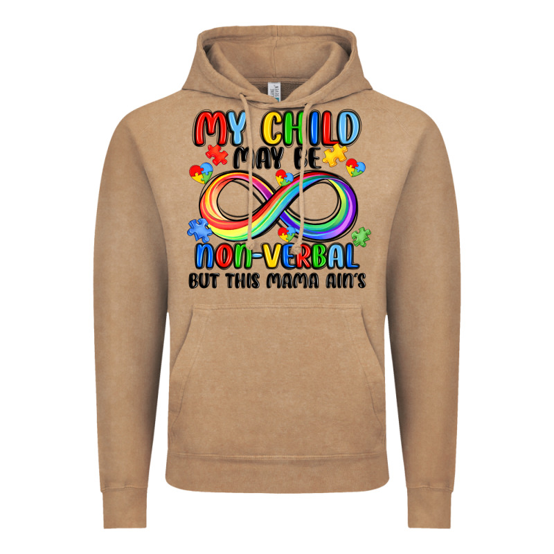 My Child May Be Non Verbal But This Mama Ain's Vintage Hoodie by JahusDesignShop | Teevron