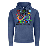 Vintage Denim my child may be non verbal but this mama ain's Vintage Hoodie - JahusDesignShop