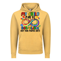 Vintage Mustard my child may be non verbal but this mama ain's Vintage Hoodie - JahusDesignShop
