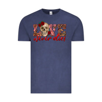 Vintage Denim love never dies skull Vintage Tee - RanaPortraitStore