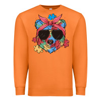 Carrot autism awareness bear Premium Sweatshirt - MaliasSmallBusiness