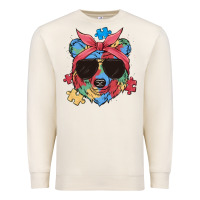 Sandshell autism awareness bear Premium Sweatshirt - MaliasSmallBusiness