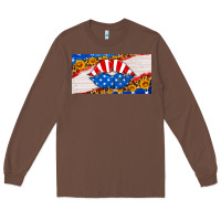 Chestnut usa life license plate Long Sleeve Tee - HRA Design Shop