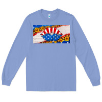 Colony Blue usa life license plate Long Sleeve Tee - HRA Design Shop