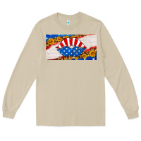 Mushroom usa life license plate Long Sleeve Tee - HRA Design Shop