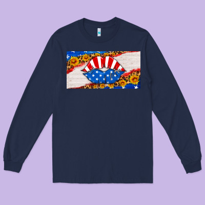Usa Life License Plate Long Sleeve Tee Designed By Hra Design Shop
