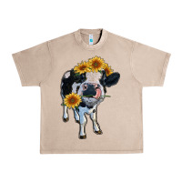 French Oak heifer cow Urban Heavy Tee - RanaPortraitStore