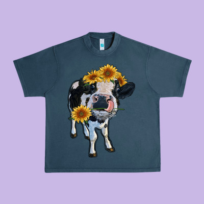 Heifer Cow Urban Heavy Tee Designed By Ranaportraitstore