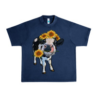 Navy heifer cow Urban Heavy Tee - RanaPortraitStore