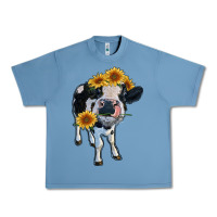 Pebble Blue heifer cow Urban Heavy Tee - RanaPortraitStore