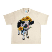 Sandshell heifer cow Urban Heavy Tee - RanaPortraitStore