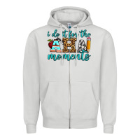 Dove Grey i do it for the aha moments Zipper Hoodie - BundleAndBundleShop