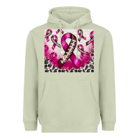 Matcha breast cancer american football ribbon Heavyweight Hoodie - NancyCooperArtShop