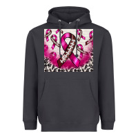 Smoke breast cancer american football ribbon Heavyweight Hoodie - NancyCooperArtShop