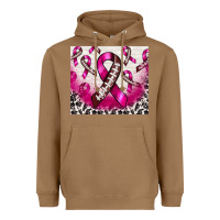 Toasted Coconut breast cancer american football ribbon Heavyweight Hoodie - NancyCooperArtShop